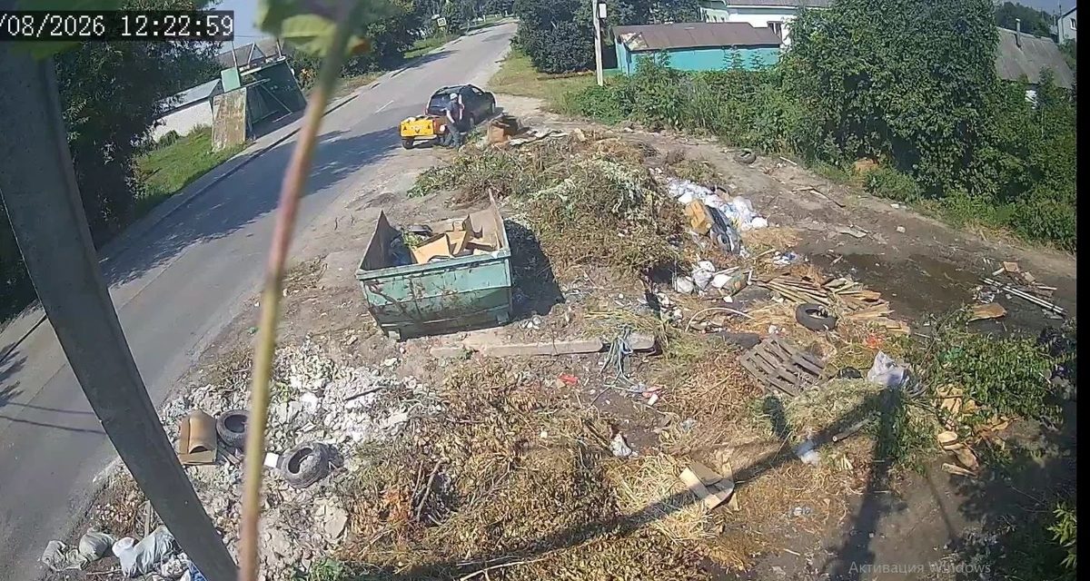 В Липецке за неделю зафиксировали три случая сброса строительного мусора с машин