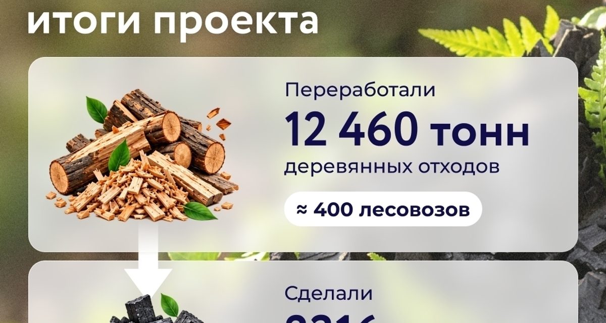 В Липецке из 8000 тонн древесных отходов делают топливо для производства ферросплавов